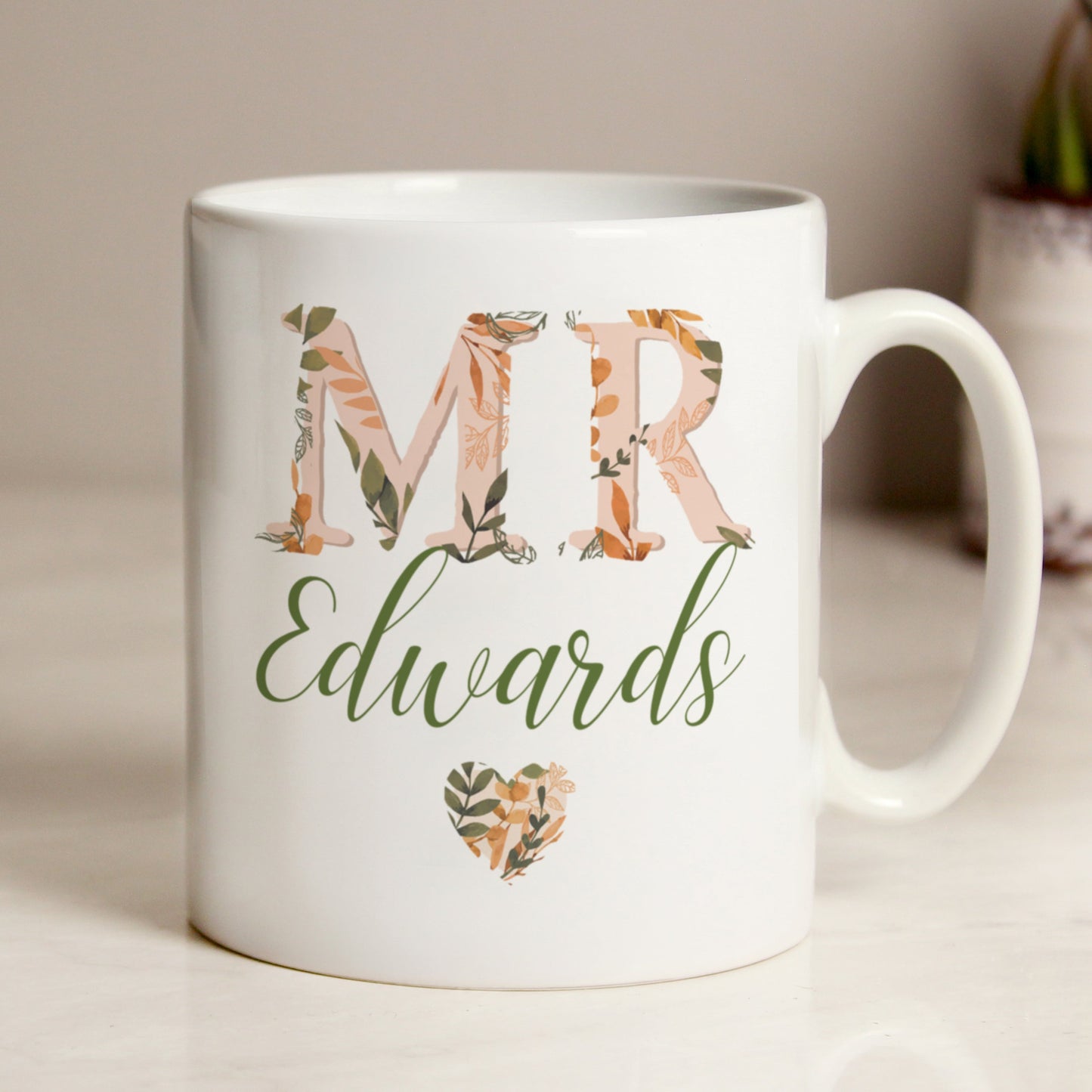 Personalised Mr Autumnal Mug Peach Bomb Fashion, Jewellery, Homeware & Gifts Mugs