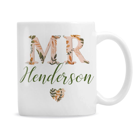 Personalised Mr Autumnal Mug Peach Bomb Fashion, Jewellery, Homeware & Gifts Mugs
