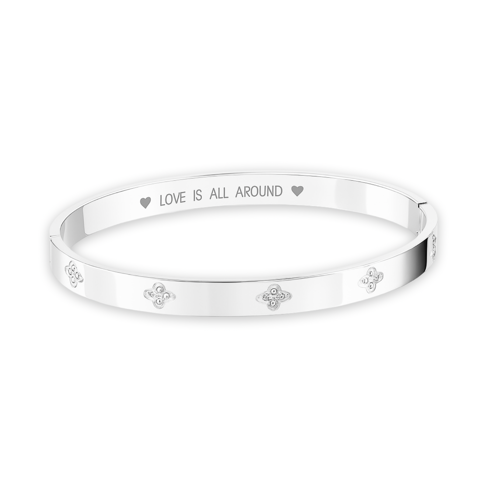 Clover bangle Cartier style bracelet