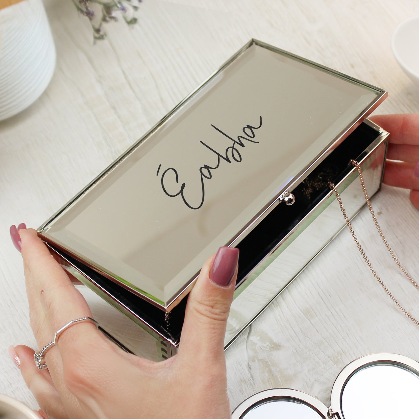 Personalised Jewellery box gift for her christmas birthday
