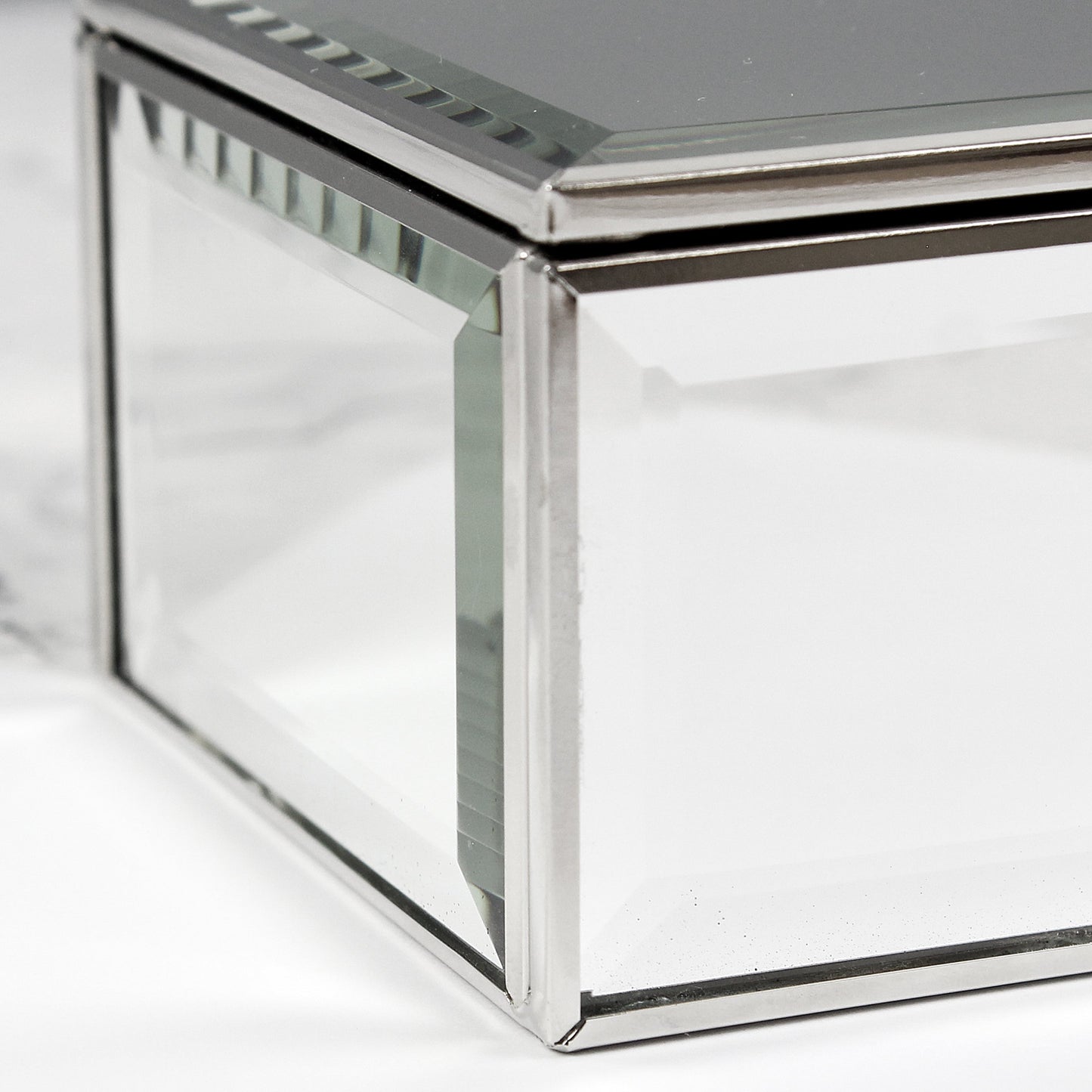 Personalised Classic Mirrored Jewellery Box Peach Bomb Fashion, Jewellery, Homeware & Gifts Trinket, Jewellery & Keepsake Boxes
