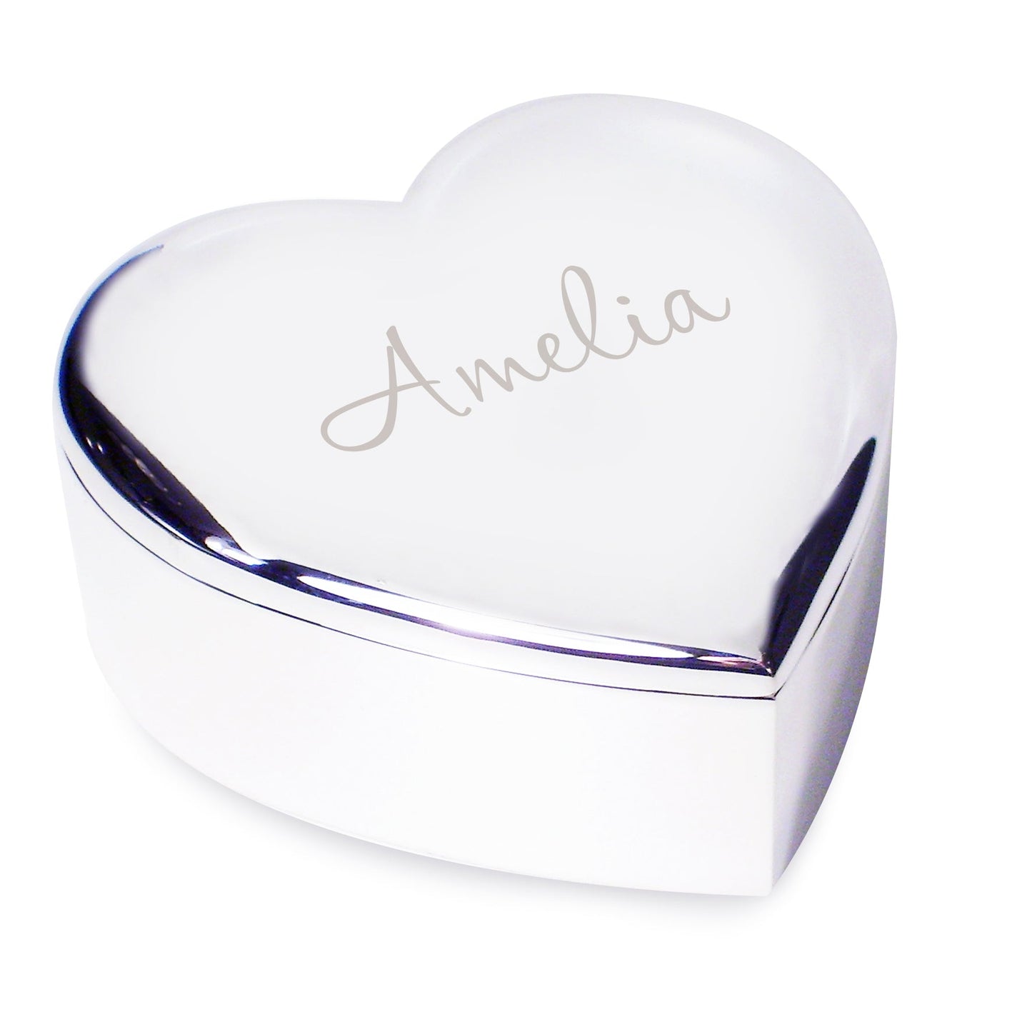 Personalised Name Only Heart Trinket Box Peach Bomb Fashion, Jewellery, Homeware & Gifts Trinket, Jewellery & Keepsake Boxes