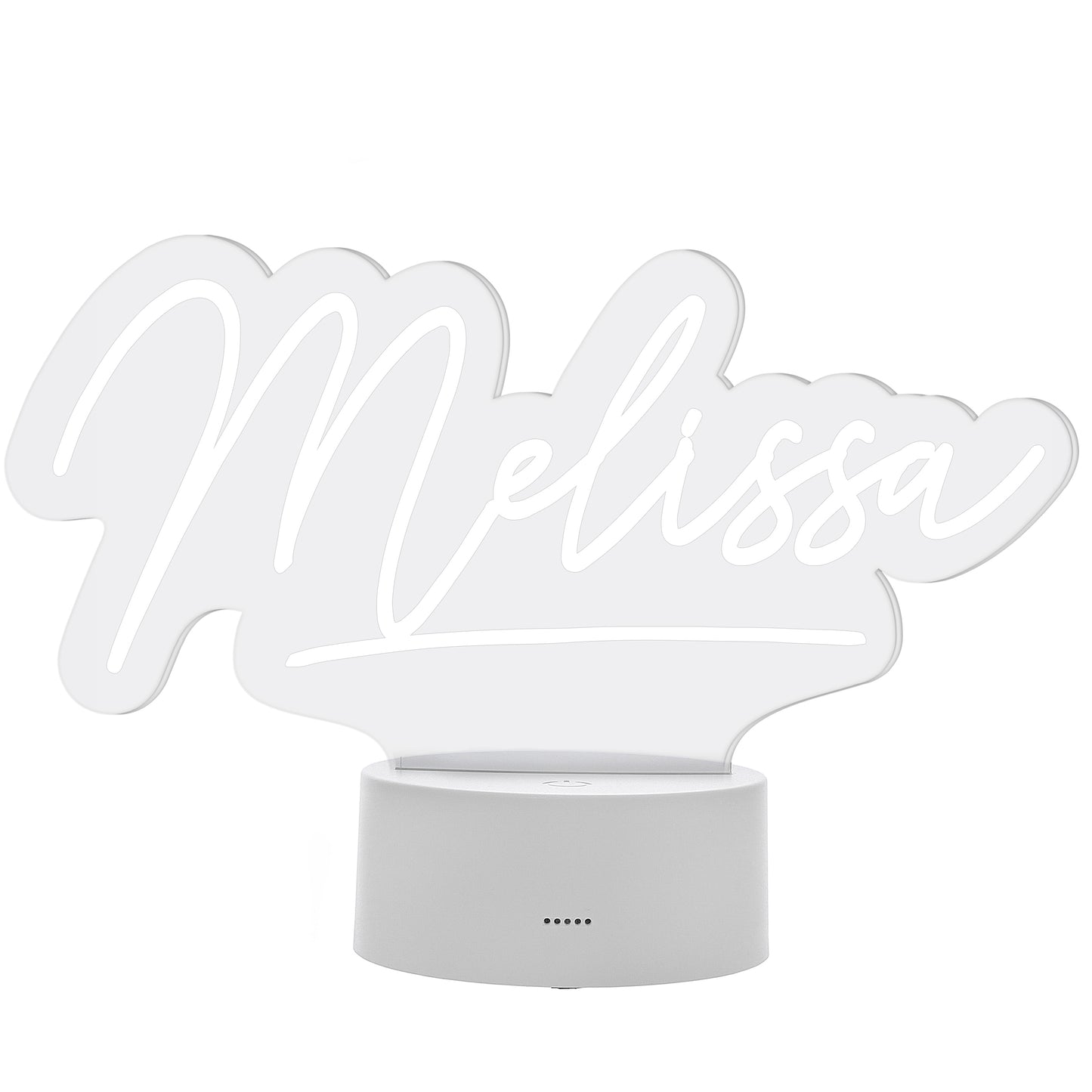Personalised LED Colour Changing Desk Night Light Peach Bomb Fashion, Jewellery, Homeware & Gifts LED Lights, Candles & Decorations