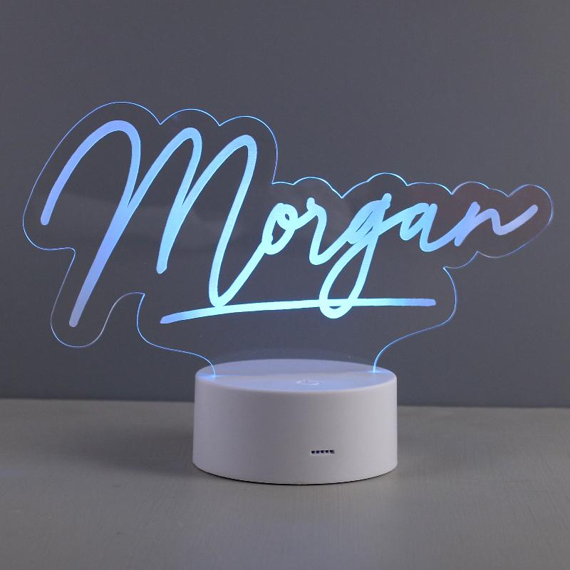 personalised light gift for her him kid children nightlight night light desk light son daughter cousin teenager birthday christmas