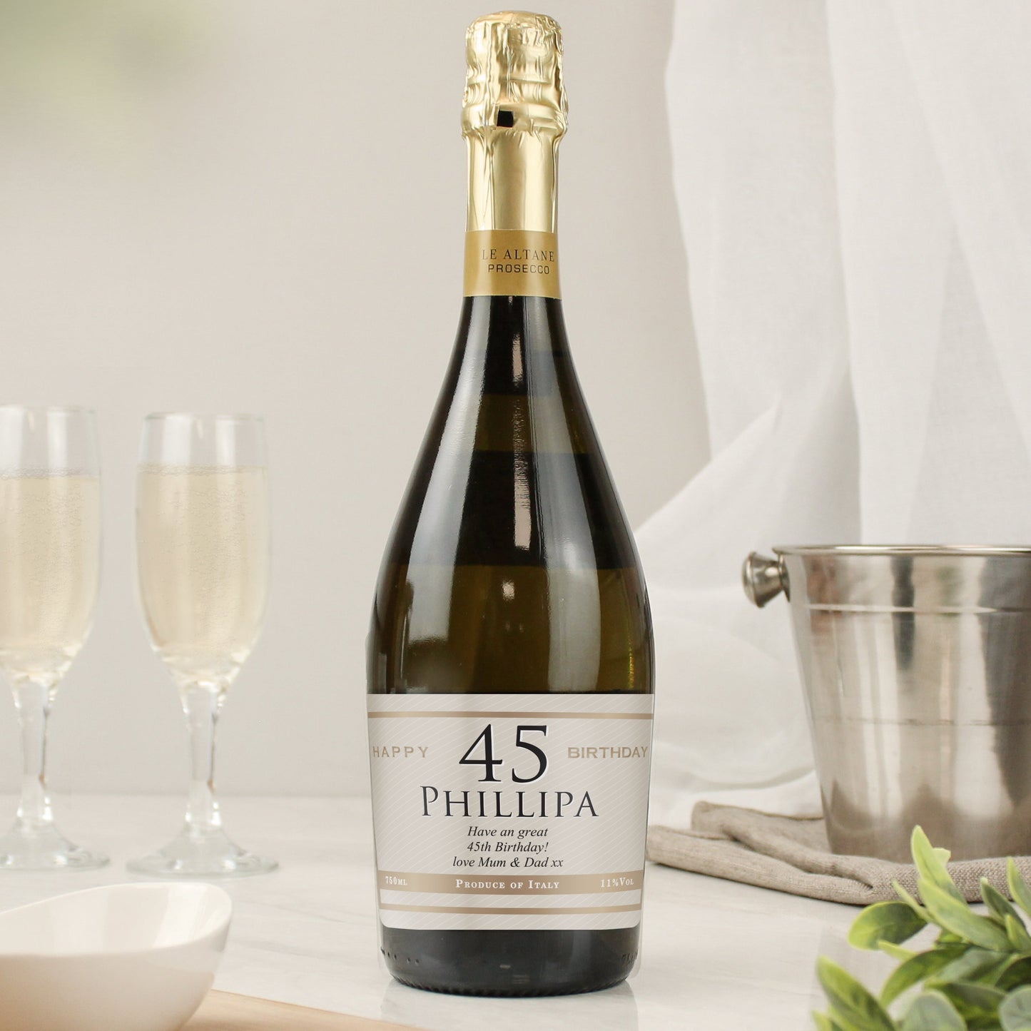 Personalised Big Age Birthday Prosecco Peach Bomb Fashion, Jewellery, Homeware & Gifts Alcohol