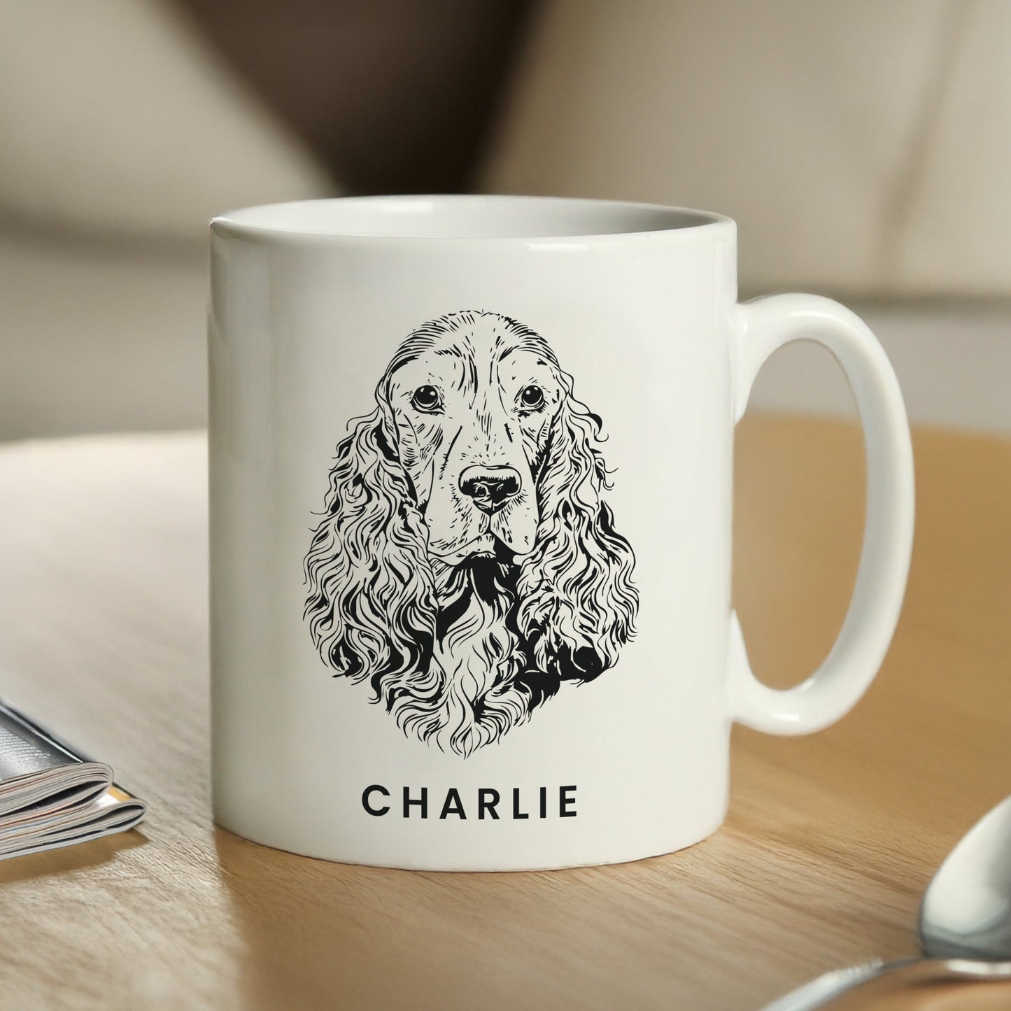 Personalised Dog Breed Mug Peach Bomb Fashion, Jewellery, Homeware & Gifts Mugs
