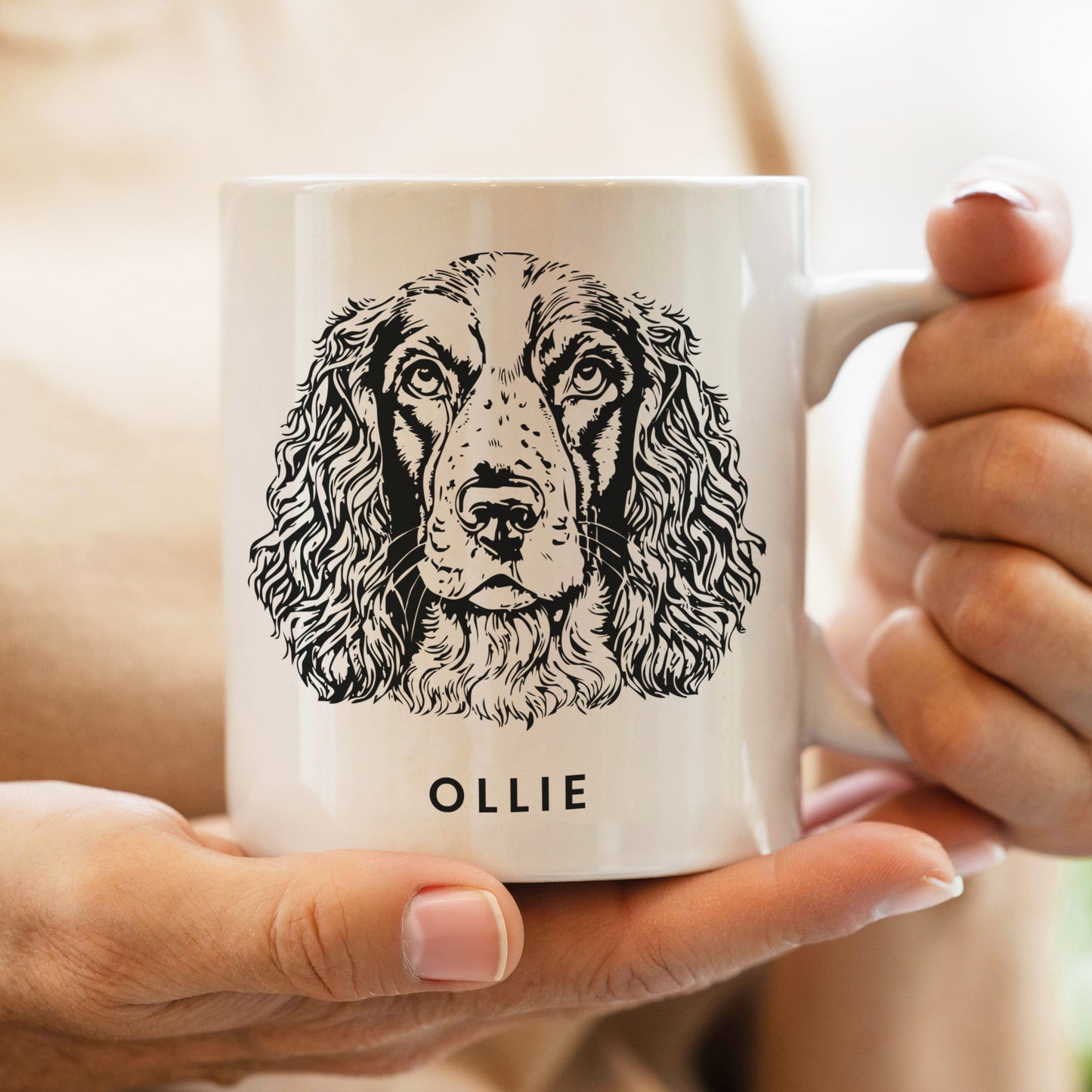 Personalised Dog Breed Mug Peach Bomb Fashion, Jewellery, Homeware & Gifts Mugs
