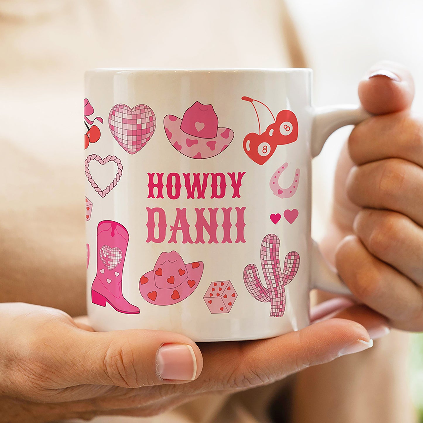 Personalised Cowgirl Mug Peach Bomb Fashion, Jewellery, Homeware & Gifts Mugs