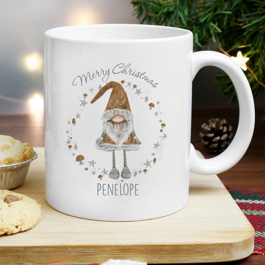 Personalised Christmas Gonk Mug Peach Bomb Fashion, Jewellery, Homeware & Gifts Mugs
