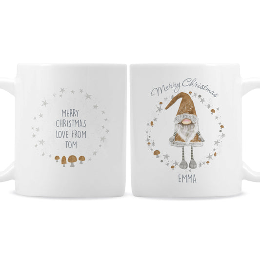 Personalised Christmas Gonk Mug Peach Bomb Fashion, Jewellery, Homeware & Gifts Mugs