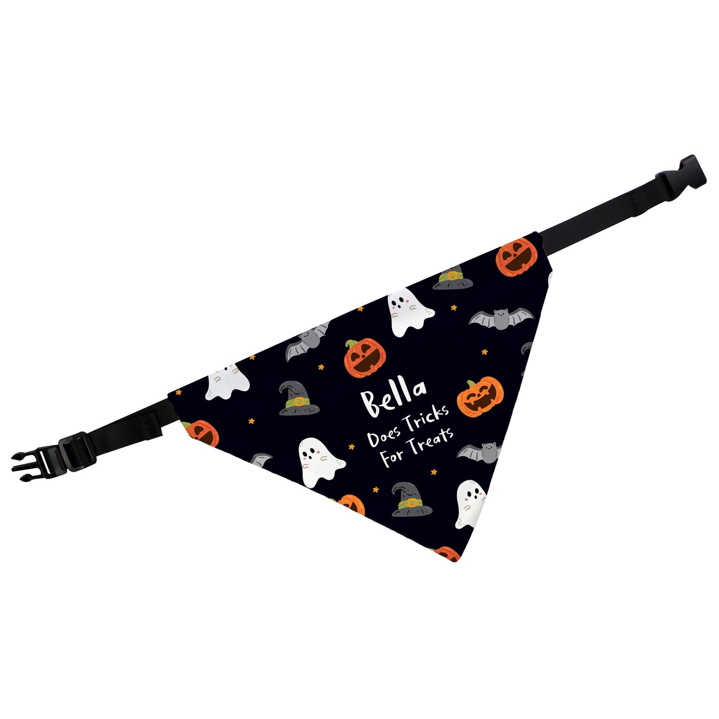 Personalised Halloween Dog Bandana Peach Bomb Fashion, Jewellery, Homeware & Gifts Pet Gifts