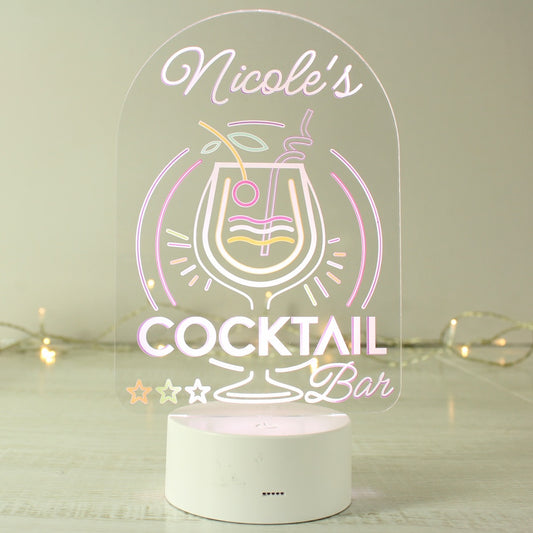 mothers day unusual gift sister daughter auntie girlfriend personalised LIGHT UNIQUE cocktail gifts