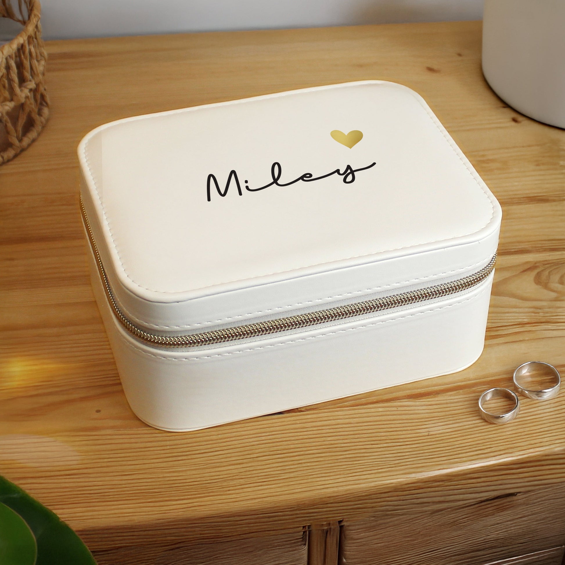 Personalised Travel Jewellery Box Peach Bomb Fashion, Jewellery, Homeware & Gifts Trinket, Jewellery & Keepsake Boxes