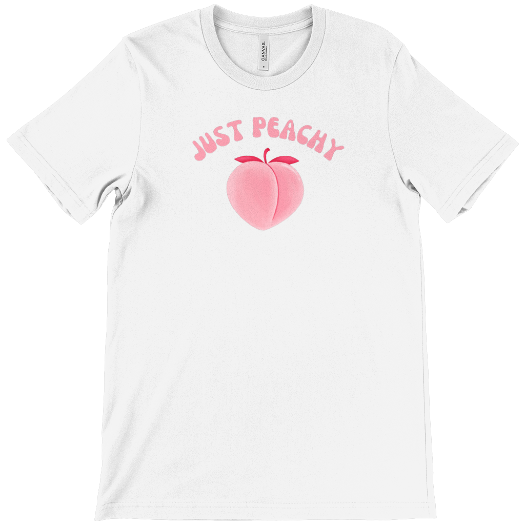 just peachy t shirt women gift graphic top