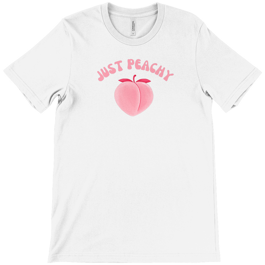 just peachy t shirt women gift graphic top