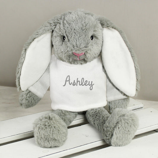 Personalised Plush Bunny Rabbit Peach Bomb Fashion, Jewellery, Homeware & Gifts Plush