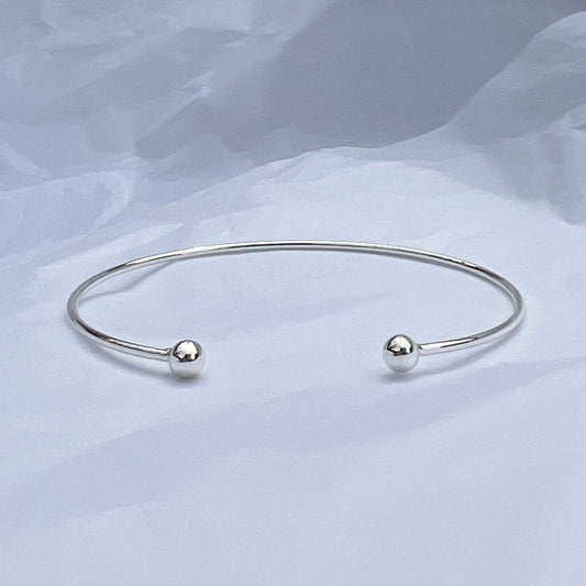 silver torque bangle bracelet women accessories 