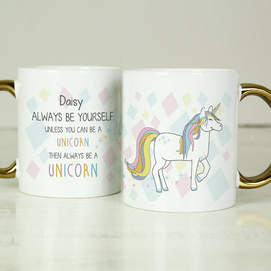 Personalised Always Be A Unicorn Mug Peach Bomb Fashion, Jewellery, Homeware & Gifts Mugs gifts for her
