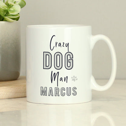 Personalised Crazy Dog Man Mug Peach Bomb Fashion, Jewellery, Homeware & Gifts Mugs