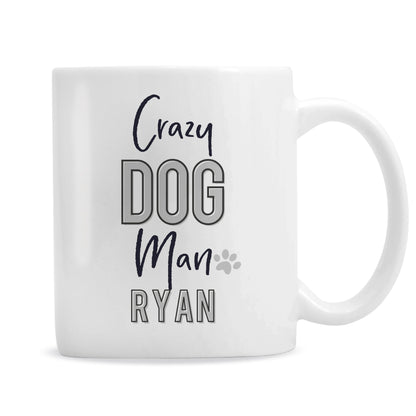 Personalised Crazy Dog Man Mug Peach Bomb Fashion, Jewellery, Homeware & Gifts Mugs