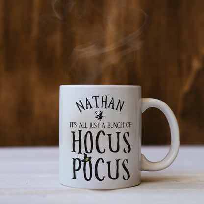 Personalised Halloween Hocus Pocus Mug Peach Bomb Fashion, Jewellery, Homeware & Gifts Mugs