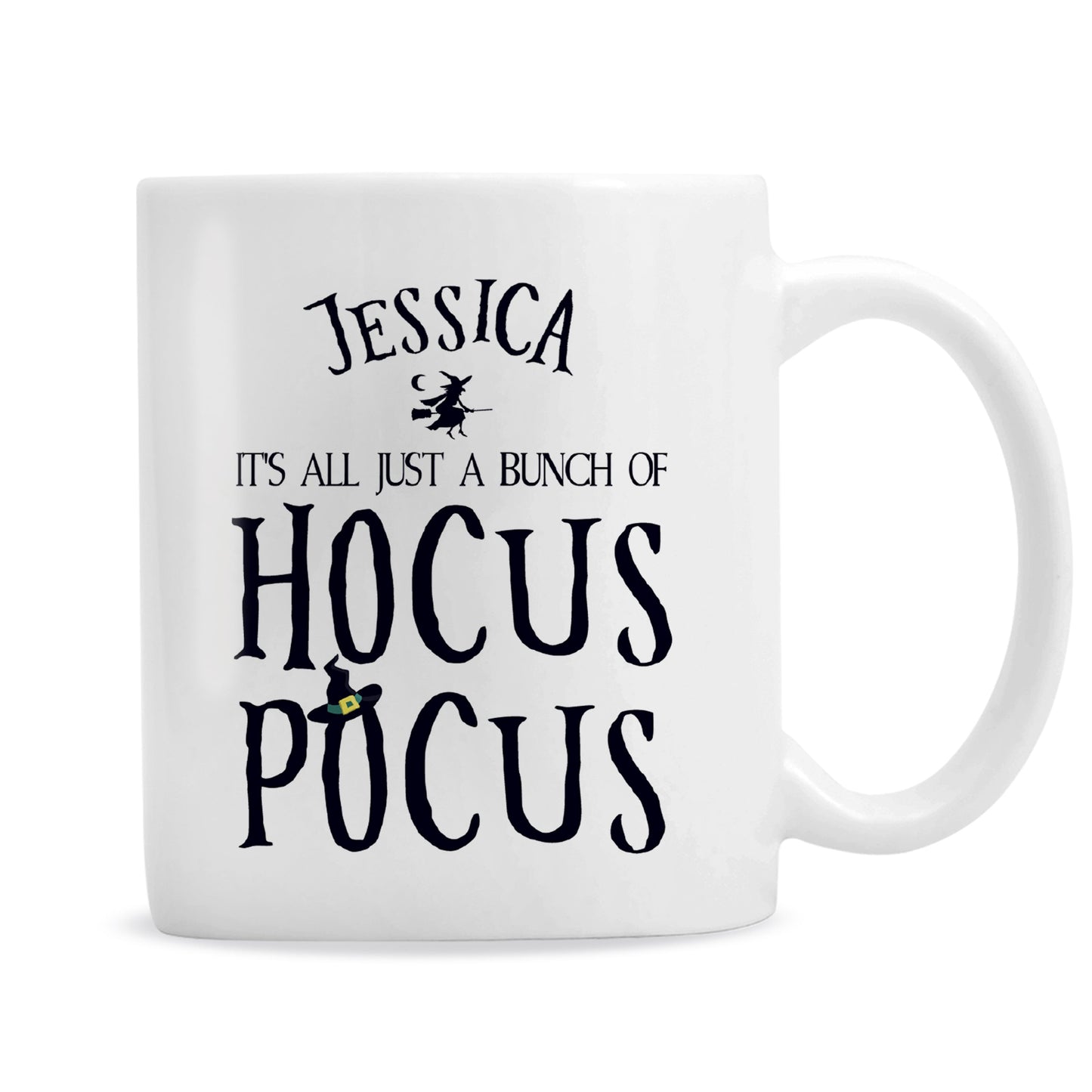 Personalised Halloween Hocus Pocus Mug Peach Bomb Fashion, Jewellery, Homeware & Gifts Mugs