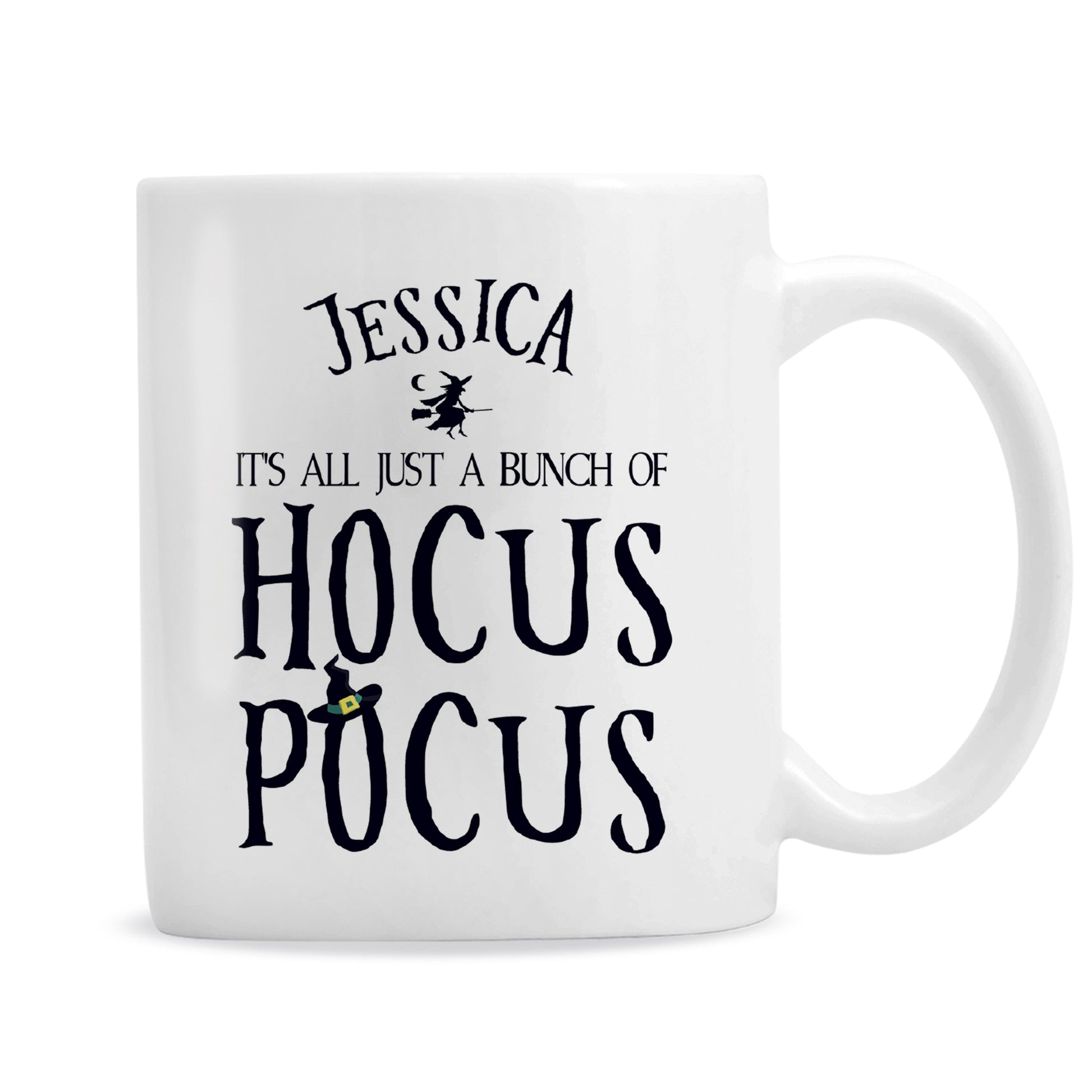 Personalised Halloween Hocus Pocus Mug Peach Bomb Fashion, Jewellery, Homeware & Gifts Mugs