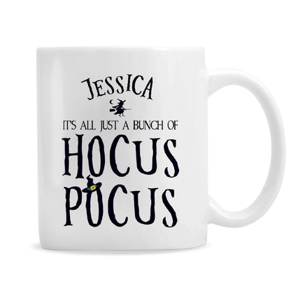 Personalised Halloween Hocus Pocus Mug Peach Bomb Fashion, Jewellery, Homeware & Gifts Mugs