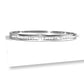 silver bracelet cubic zirconia bangle hinged gift for her sister daughter mothers day mum 
