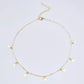 Gold Star Choker Necklace Gift for Her Peach Bomb Fashion, Jewellery, Homeware & Gifts Necklaces