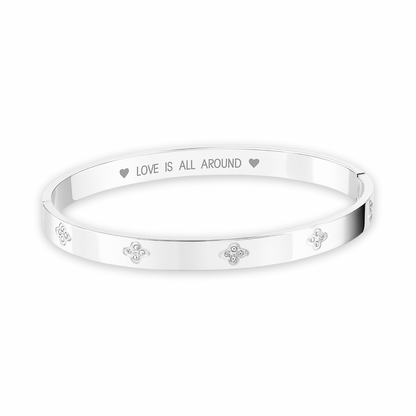 Clover bangle Cartier style bracelet 
