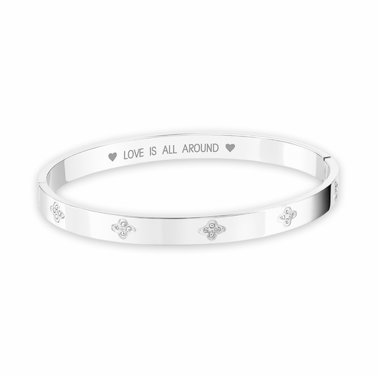 Clover bangle Cartier style bracelet 