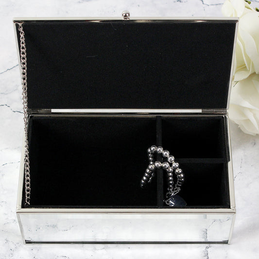 Personalised Classic Mirrored Jewellery Box Peach Bomb Fashion, Jewellery, Homeware & Gifts Trinket, Jewellery & Keepsake Boxes