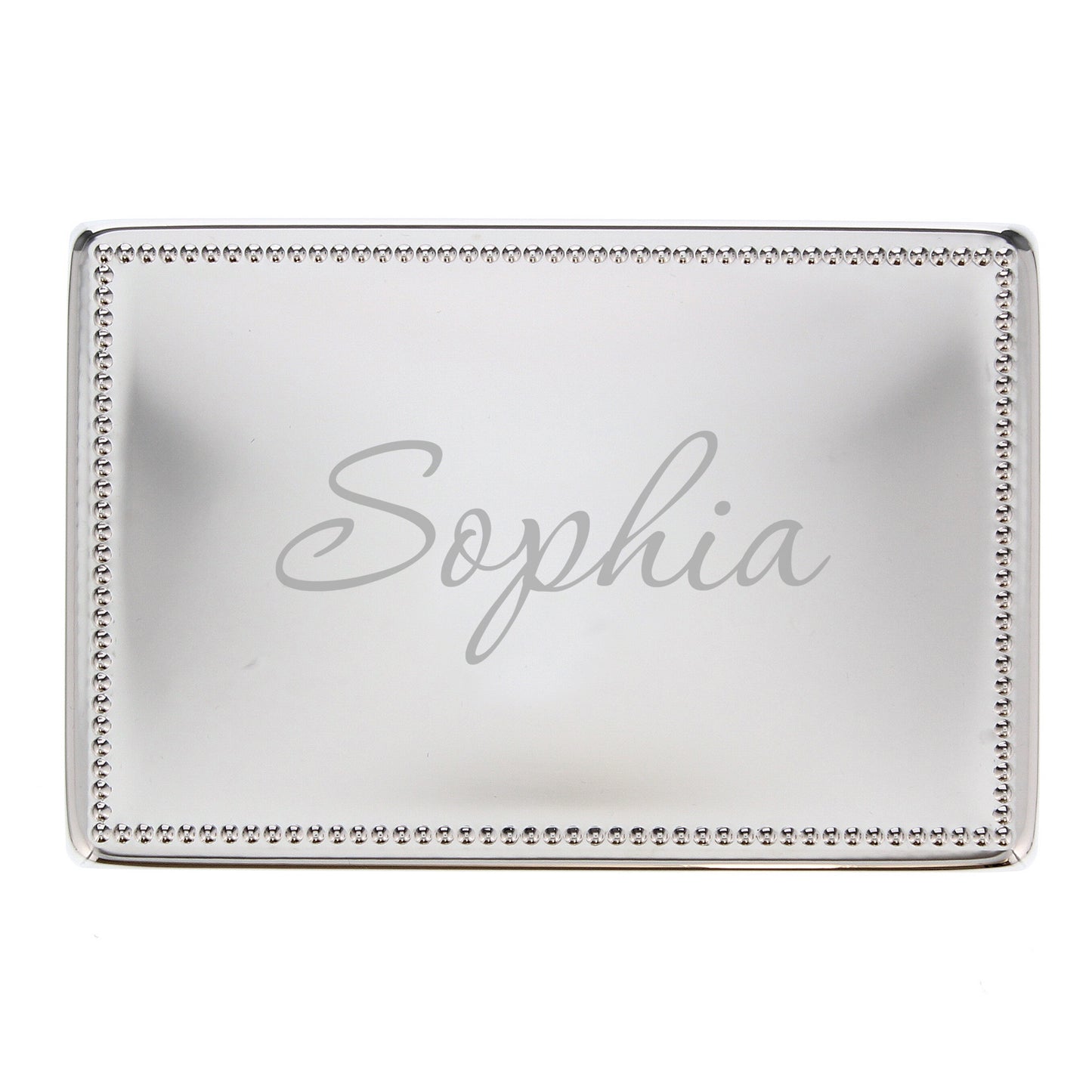 Jewellery Box with Customised Name Rectangular