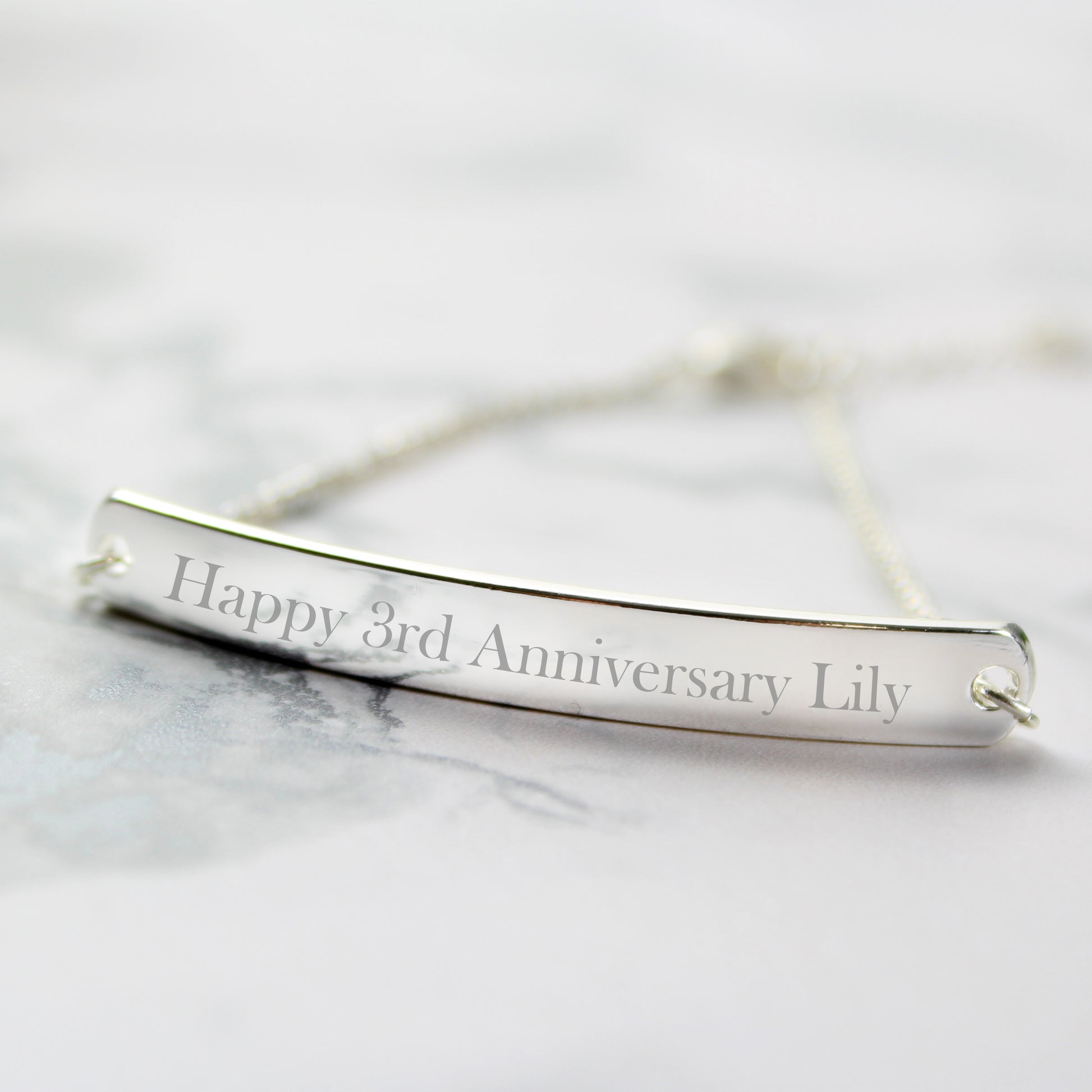 silver bar id BRACELET gift for him her birthday anniversary birthday friendship wedding mother mum auntie girlfriend wife sister boyfriend husband 