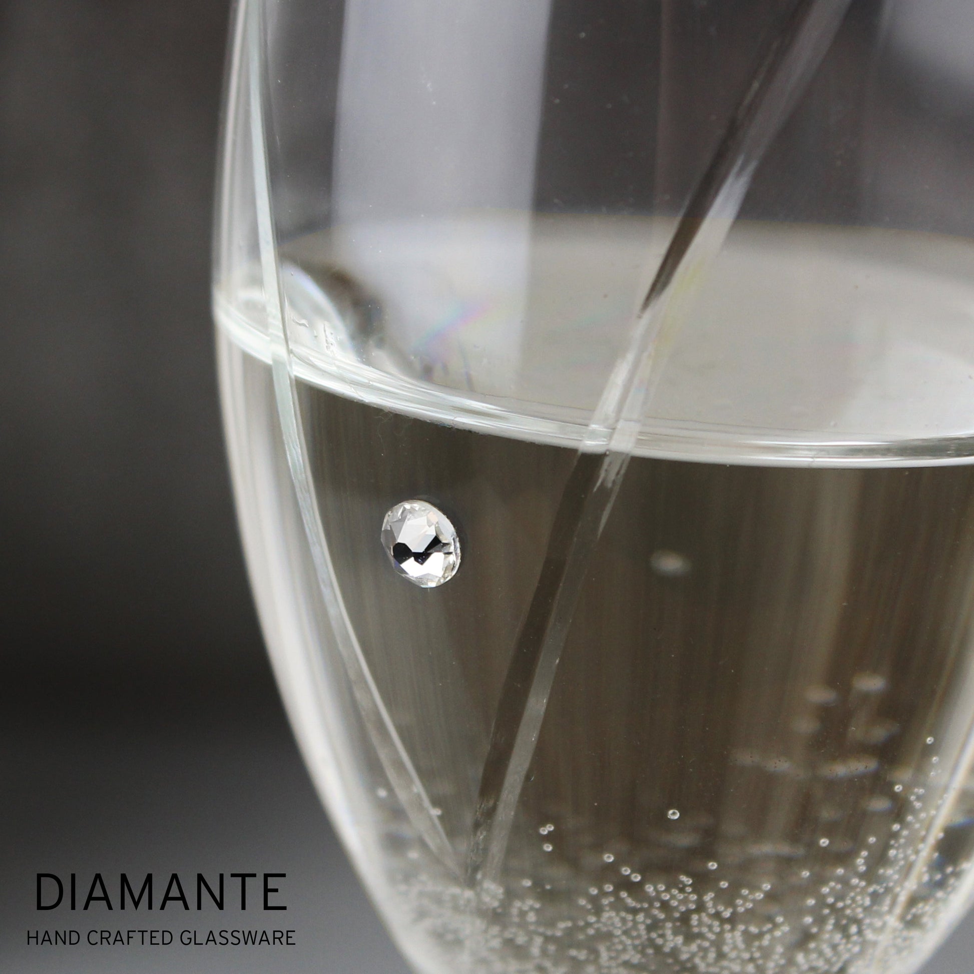 Personalised Hand Cut Mr & Mrs Pair of Flutes in Gift Box Peach Bomb Fashion, Jewellery, Homeware & Gifts Glasses & Barware