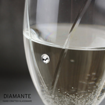 Personalised Hand Cut Mr & Mrs Pair of Flutes in Gift Box Peach Bomb Fashion, Jewellery, Homeware & Gifts Glasses & Barware