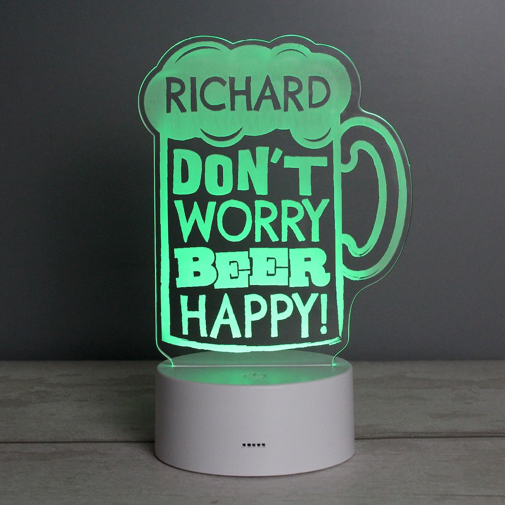 Personalised LED Beer Sign