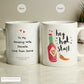 Personalised Hot Stuff Chilli Mug Valentine's Gift for Him or Her