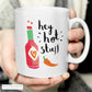 Personalised Hot Stuff Chilli Mug Valentine's Gift for Him or Her