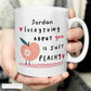 Peachy Personalised Mug for Valentines or Anniversary