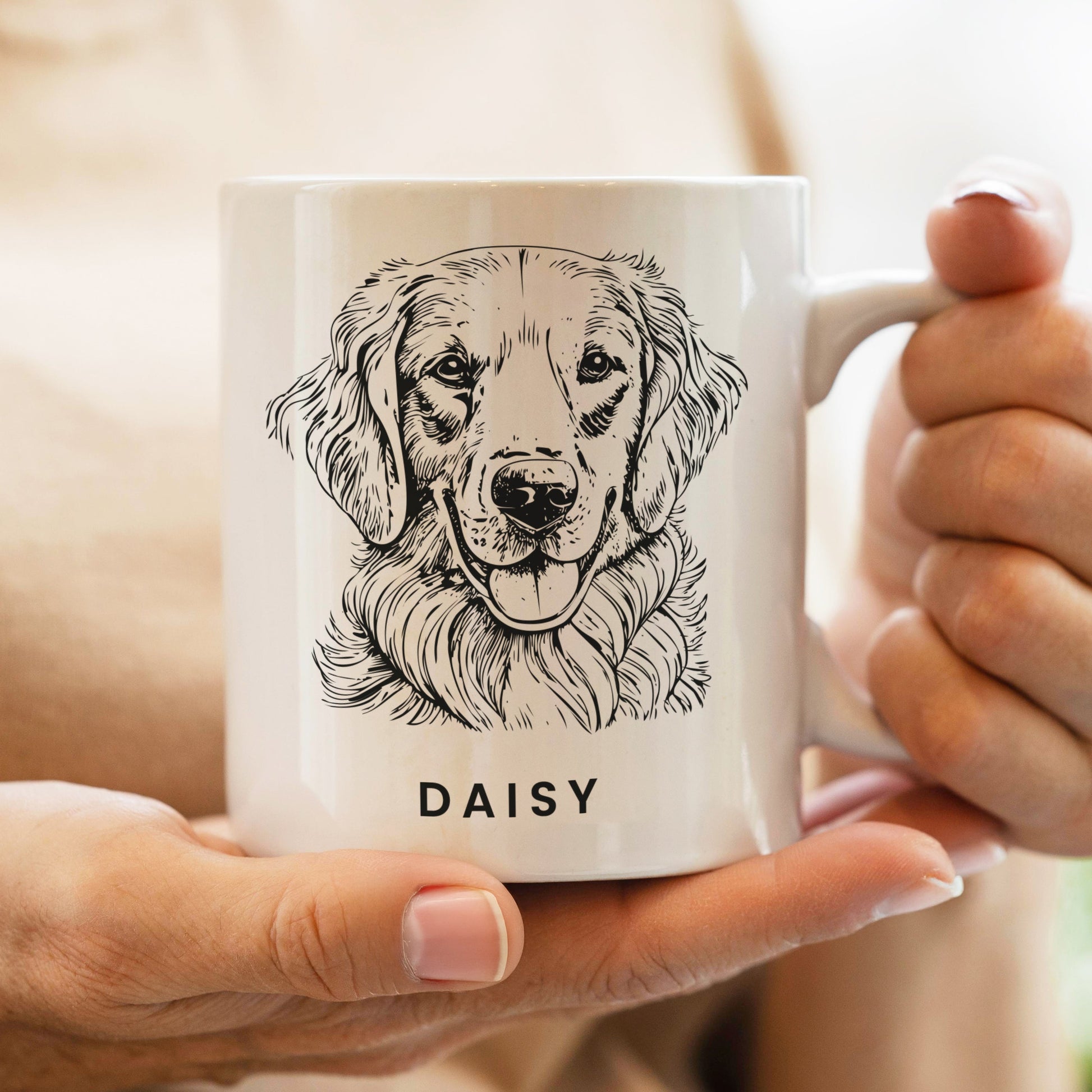 Personalised Dog Breed Mug Peach Bomb Fashion, Jewellery, Homeware & Gifts Mugs