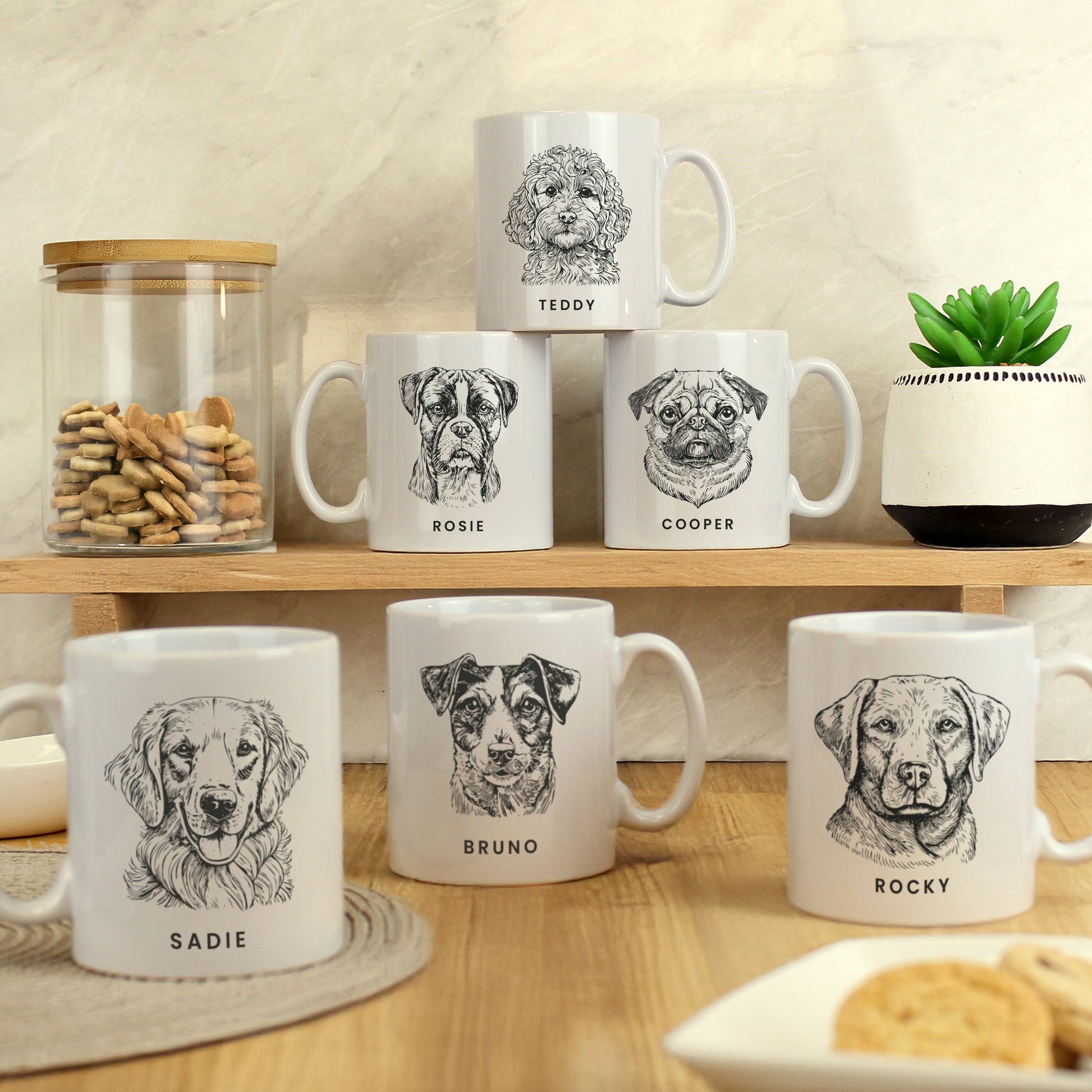 Personalised Dog Breed Mug Peach Bomb Fashion, Jewellery, Homeware & Gifts Mugs