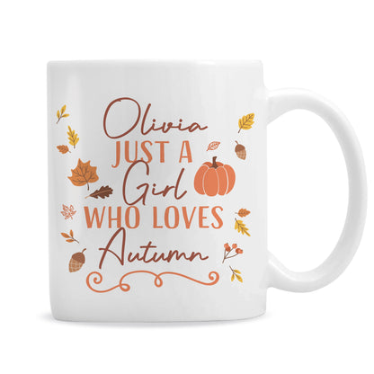 Personalised Loves Autumn Mug Peach Bomb Fashion, Jewellery, Homeware & Gifts Mugs