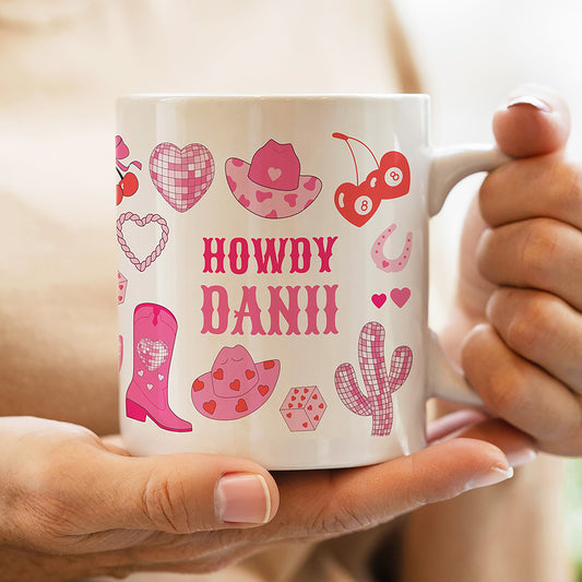 Personalised Cowgirl Mug Peach Bomb Fashion, Jewellery, Homeware & Gifts Mugs