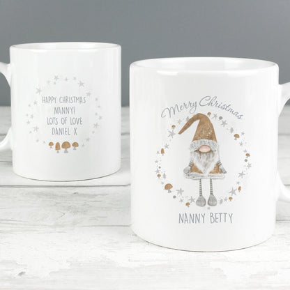 Personalised Christmas Gonk Mug Peach Bomb Fashion, Jewellery, Homeware & Gifts Mugs