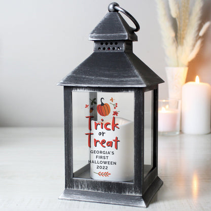 Personalised Trick or Treat Lantern Peach Bomb Fashion, Jewellery, Homeware & Gifts LED Lights, Candles & Decorations