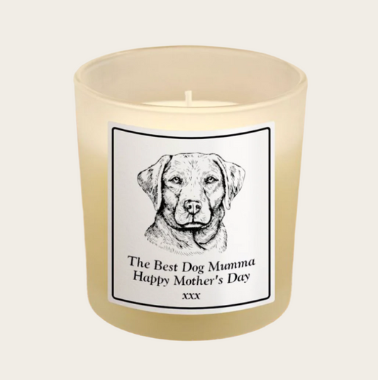 dog mumma candle mothers day doggy mum gift for her daughter mum sister girlfriend partner 
