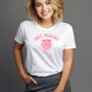 just peachy womans graphic t shirt tee fun funny top clothing lips lolly gift for girlfriend friend boyfriend wife girl boy 80's retro peach
