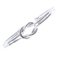 womens bracelet silver jewellery gift for her teenager mum gift box free shipping knot open cuff
